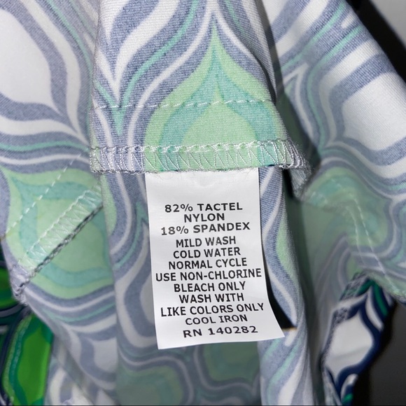 Katherine Way Captiva Dress UPF 50+ Blue Green XS - Picture 6 of 6